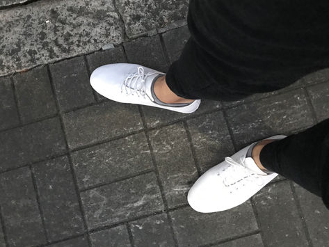 バレエはできないけどバレエシューズ