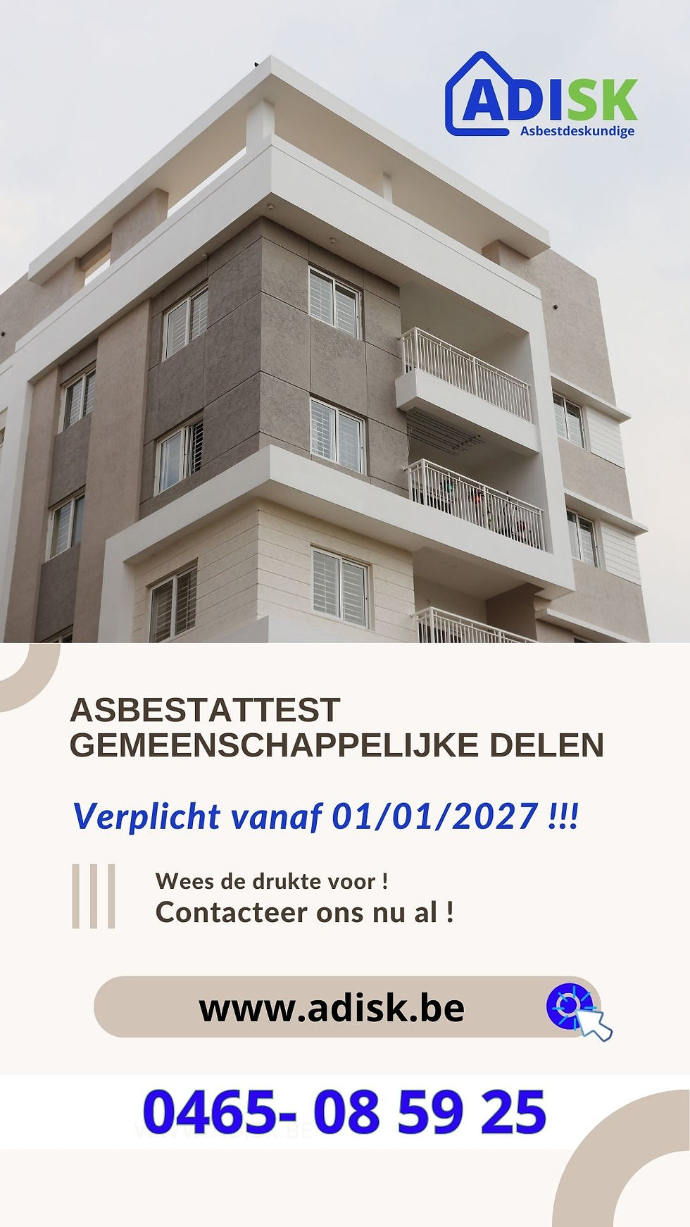 Wanneer is een asbestattest voor de gemeenschappelijke delen verplicht
