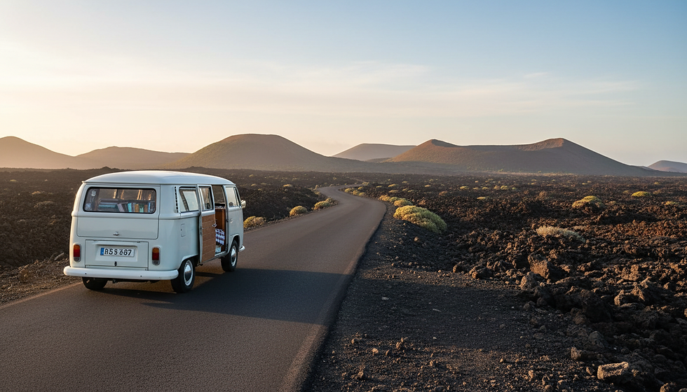 Three Weeks in Lanzarote A Van Life Retreat for Thesis Writing and Ocean Runs