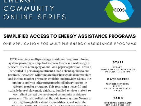 Simplified Access to Energy Assistance Programs 