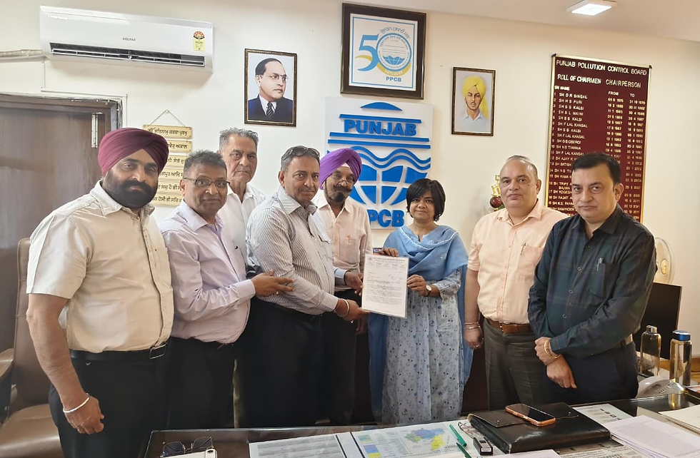 लुधियाना इलेक्ट्रोप्लेटर्स एसोसिएशन के प्रतिनिधिमंडल ने पंजाब प्रदूषण नियंत्रण बोर्ड की चेयरपर्सन से की मुलाकात