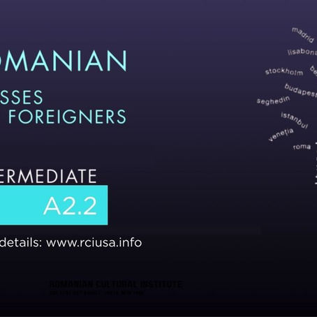 Learn Romanian at RCI: A2.2 level (online)