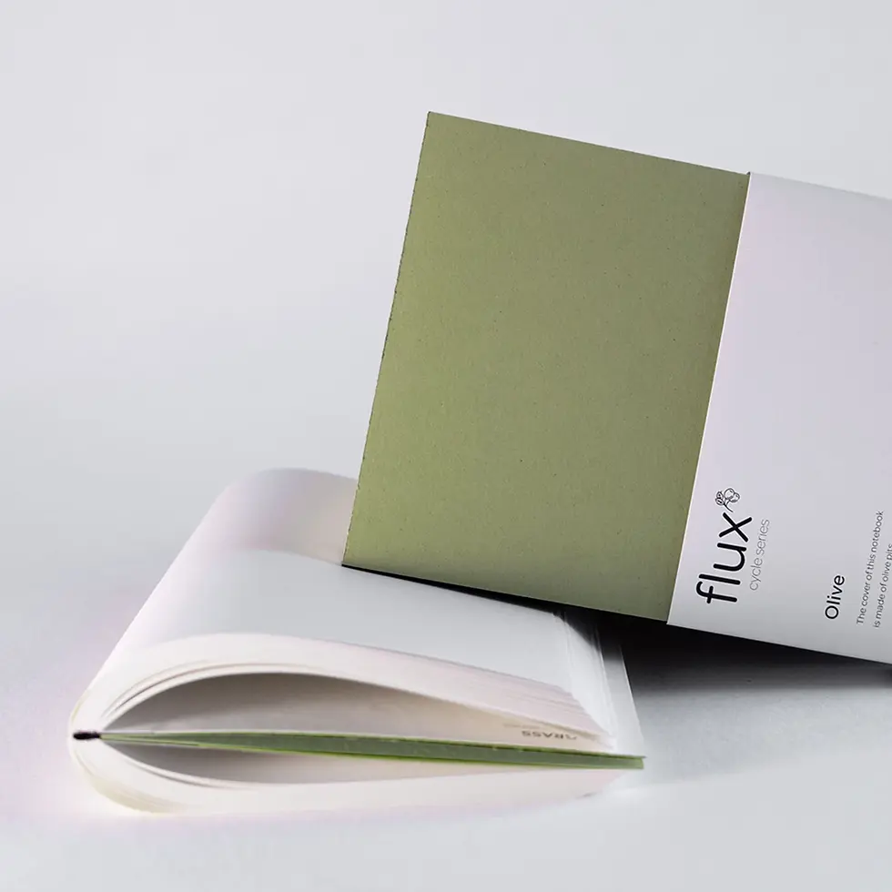 Thumbnail: Flux Notebook Cycle Mini A6 Notebook Olive