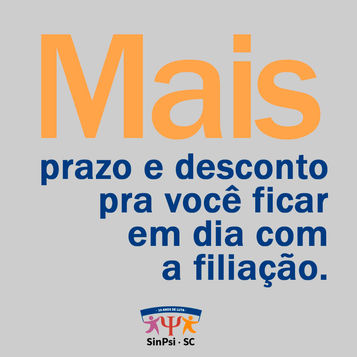 MANTENHA SUA FILIAÇÃO EM DIA