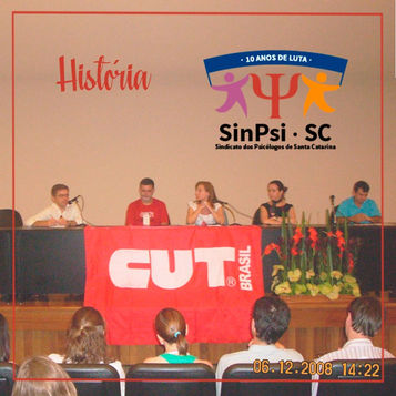 10 anos de fundação do SinPsi-SC