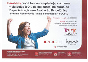 RESULTADO SORTEIO BOLSA IPOG