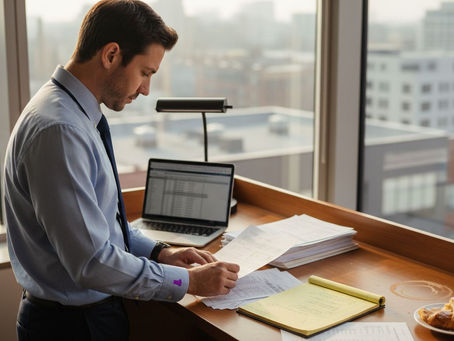 Compliance officer reviews fintech licence application