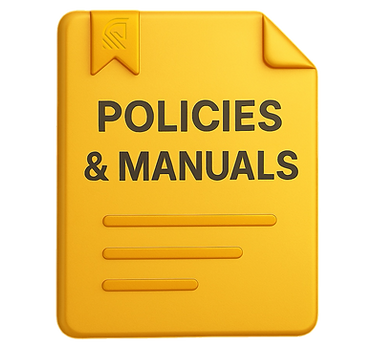 Policies and Manuals for fintech, crypto, finance, gaming