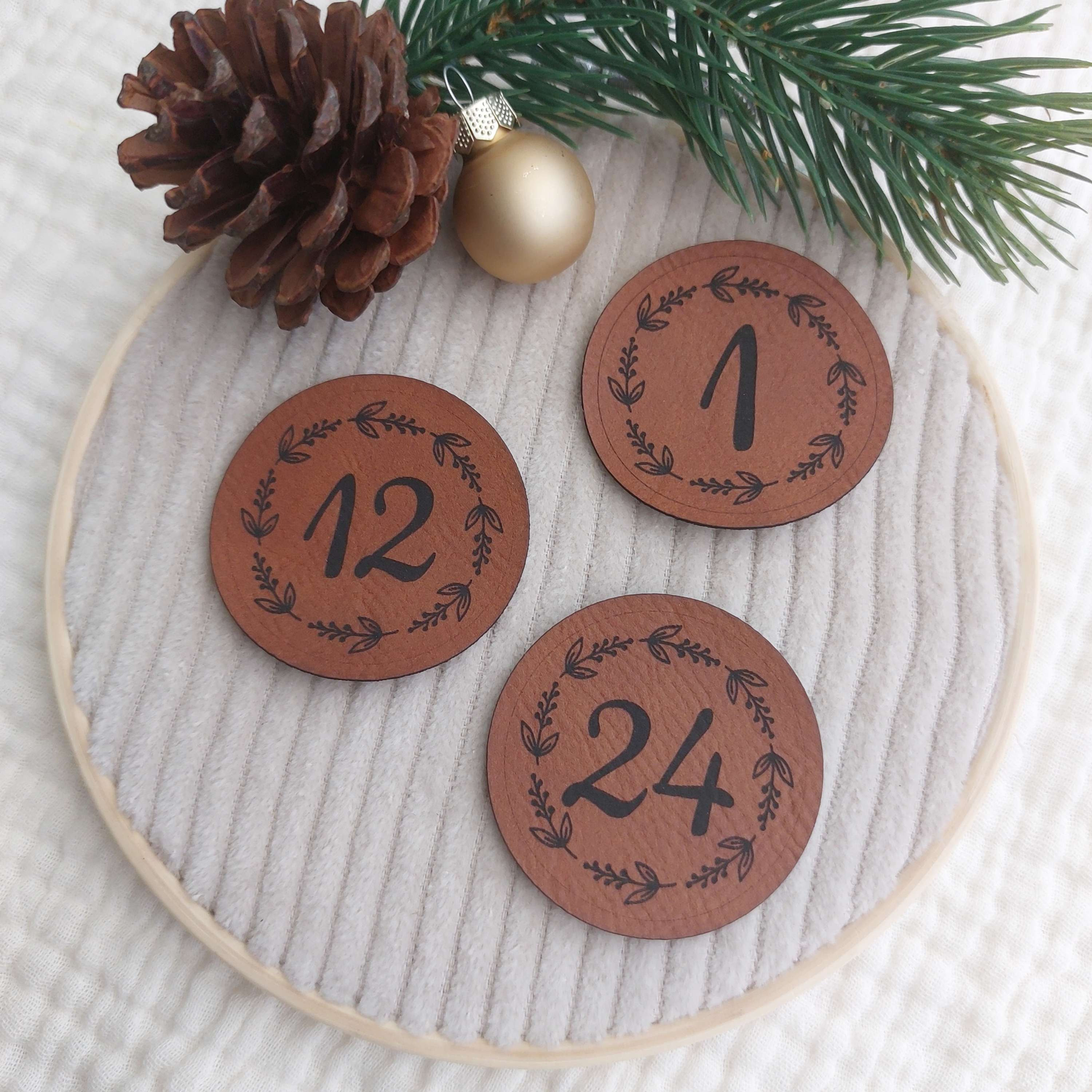 Label - Adventszahlen