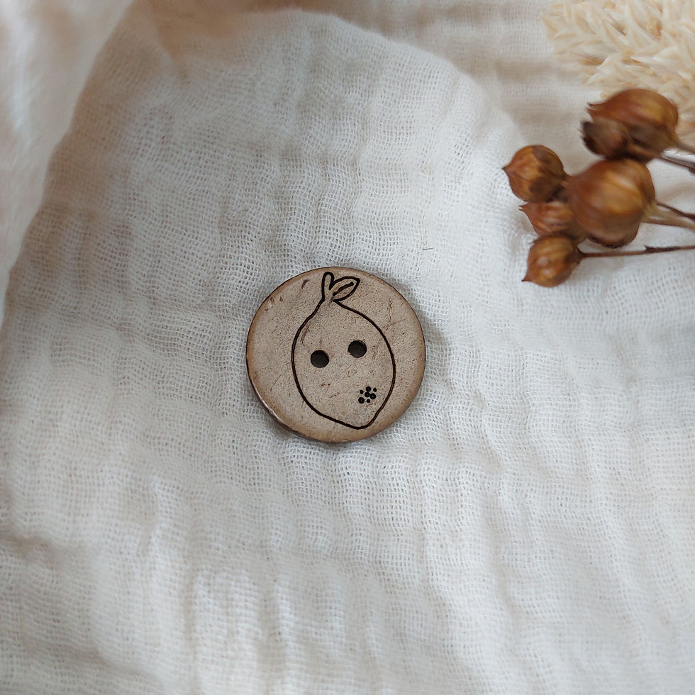 Kokosknopf - Zitrone