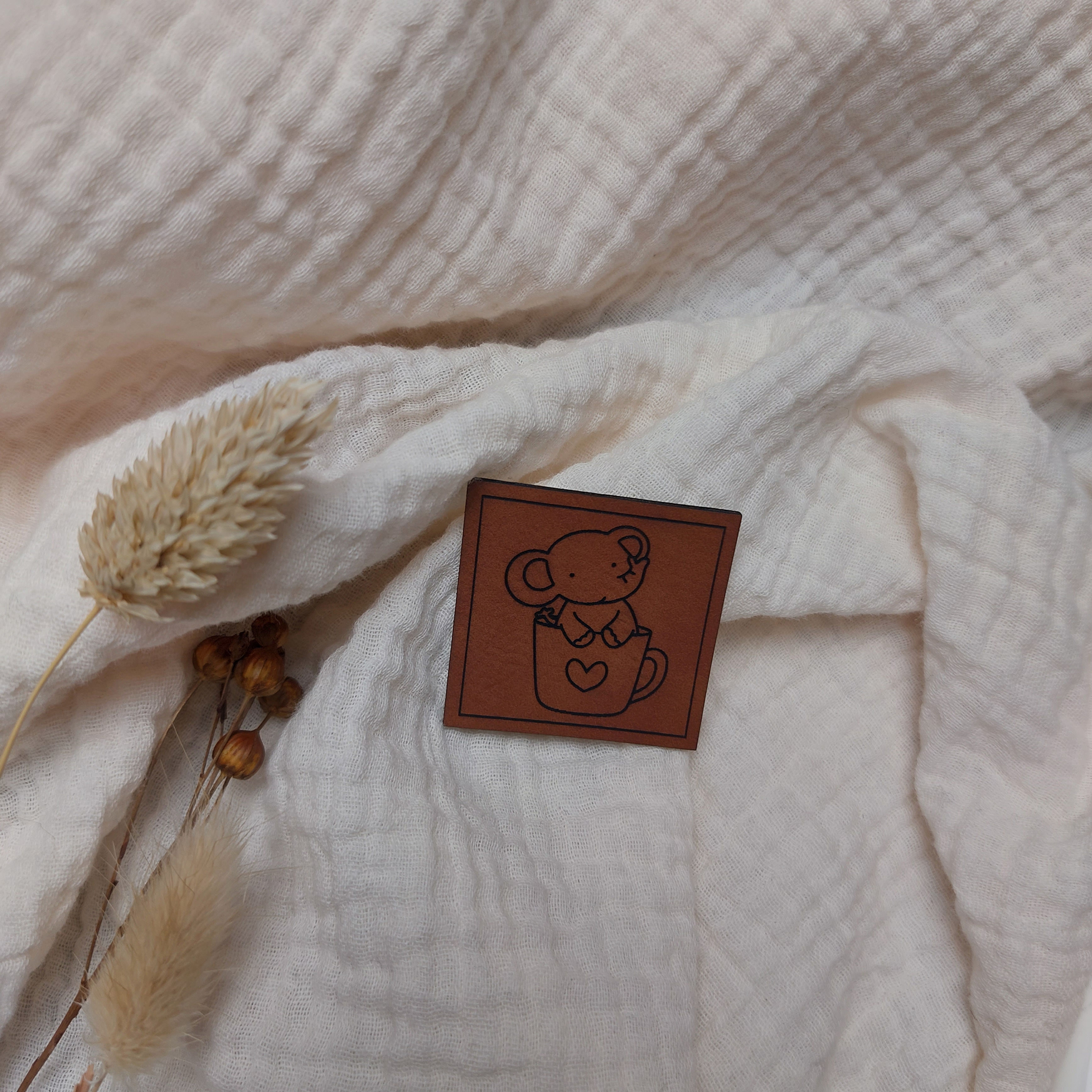 Label - Elefant in Tasse