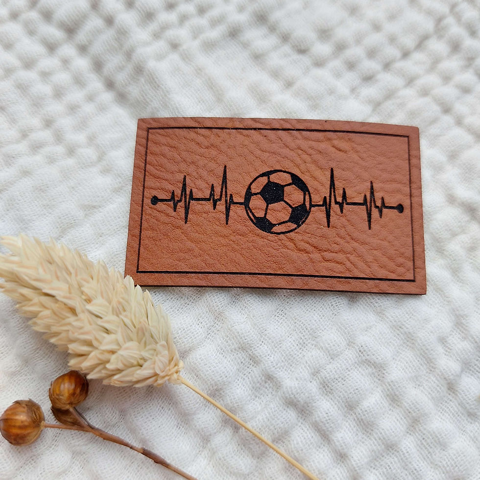 Label - Fußball Herzlinie