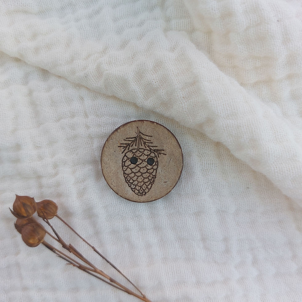 Kokosknopf - Tannenzapfen