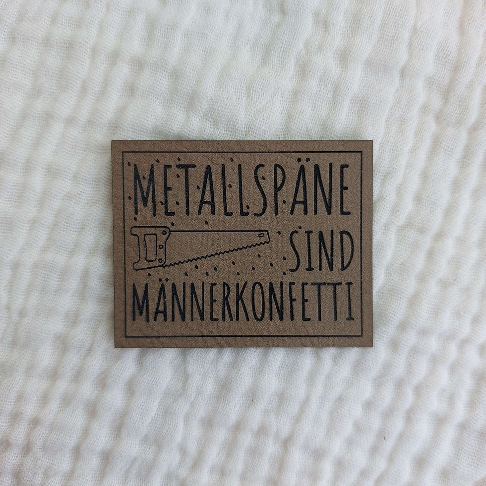 Label - Metallspäne sind Männerkonfetti