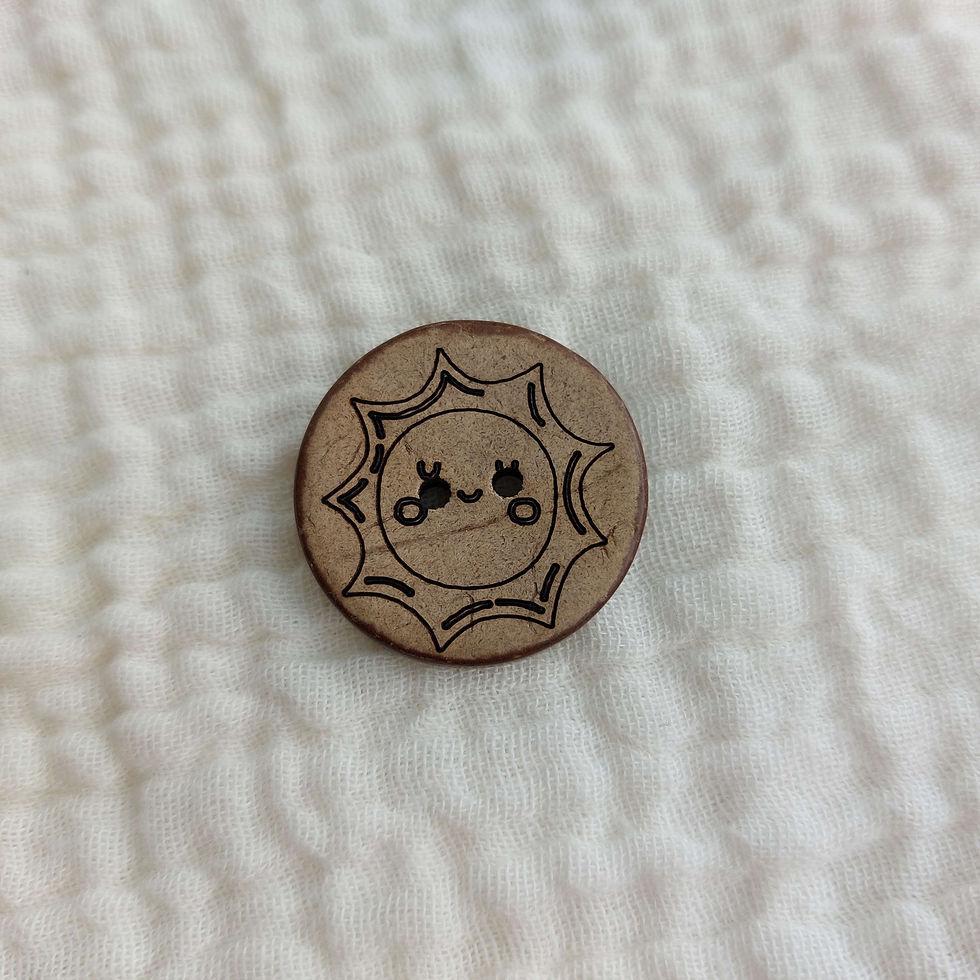 Kokosknopf - Sonne 🌞