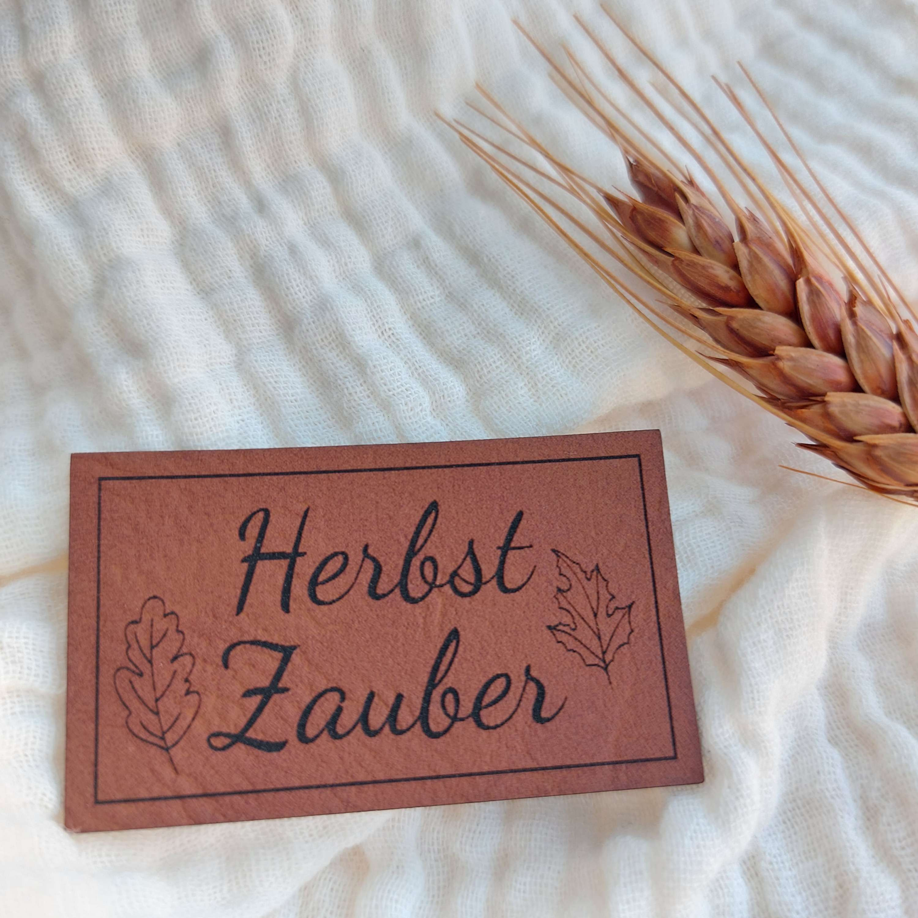 Label - Herbst Zauber (Blätter)