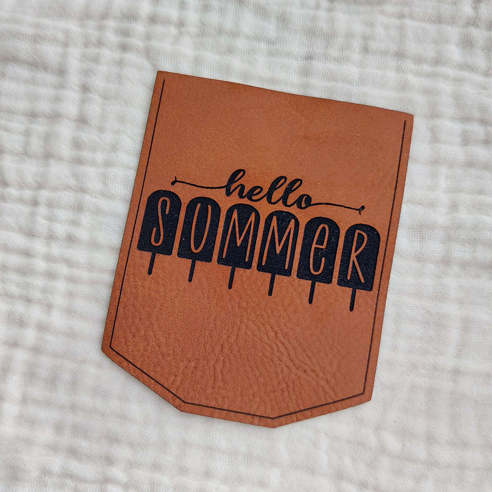 Brusttasche - hello Summer