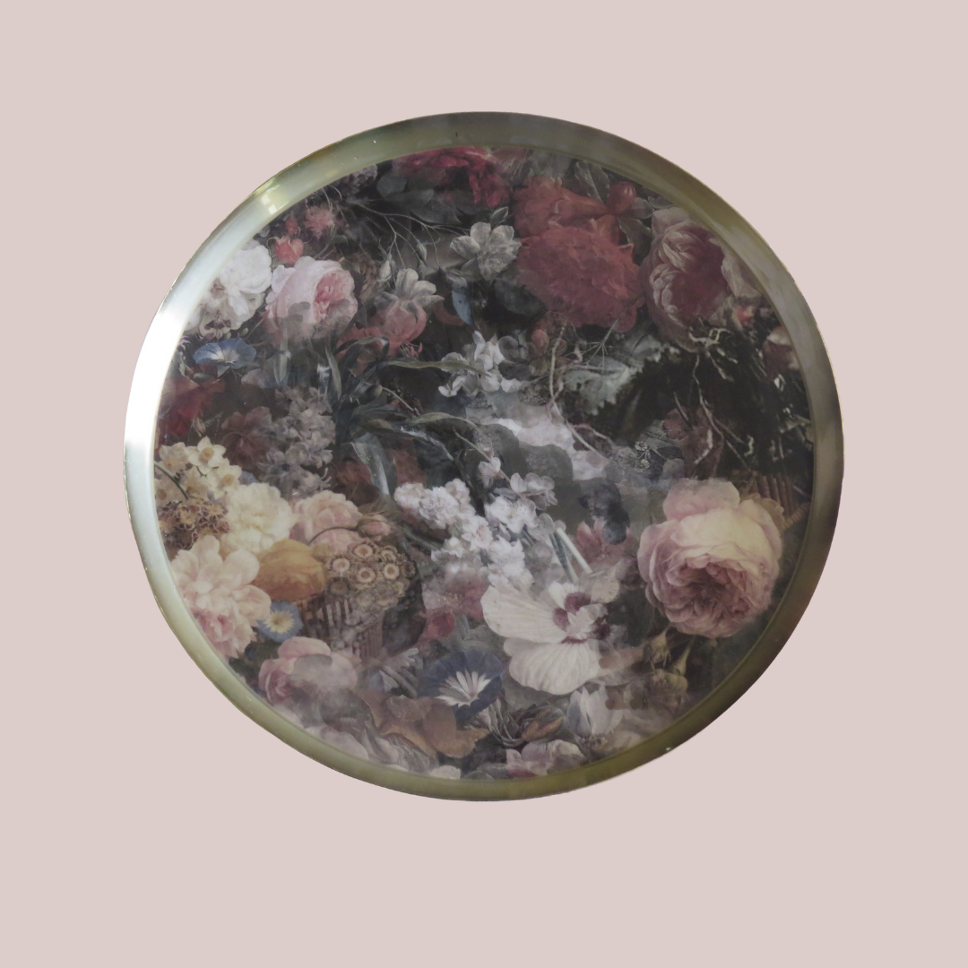 Vintage Floral Platter