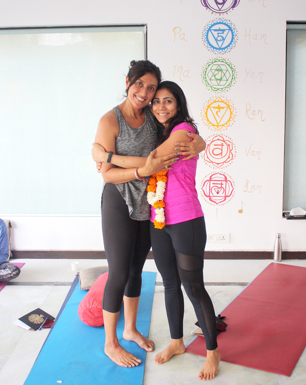 Paramjit with a client