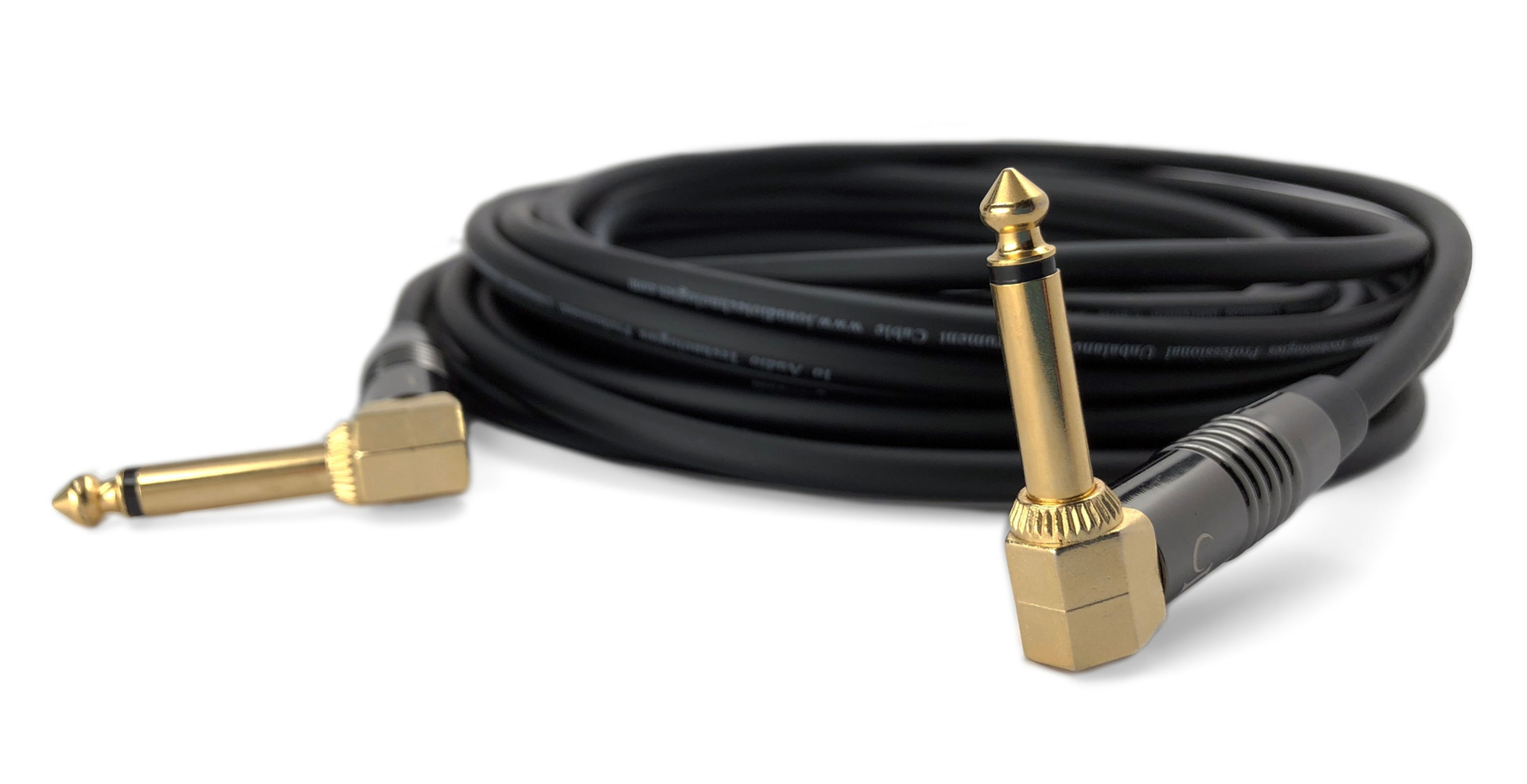 TCH Series Instrument Cable, 2 Right Angle TS Connectors