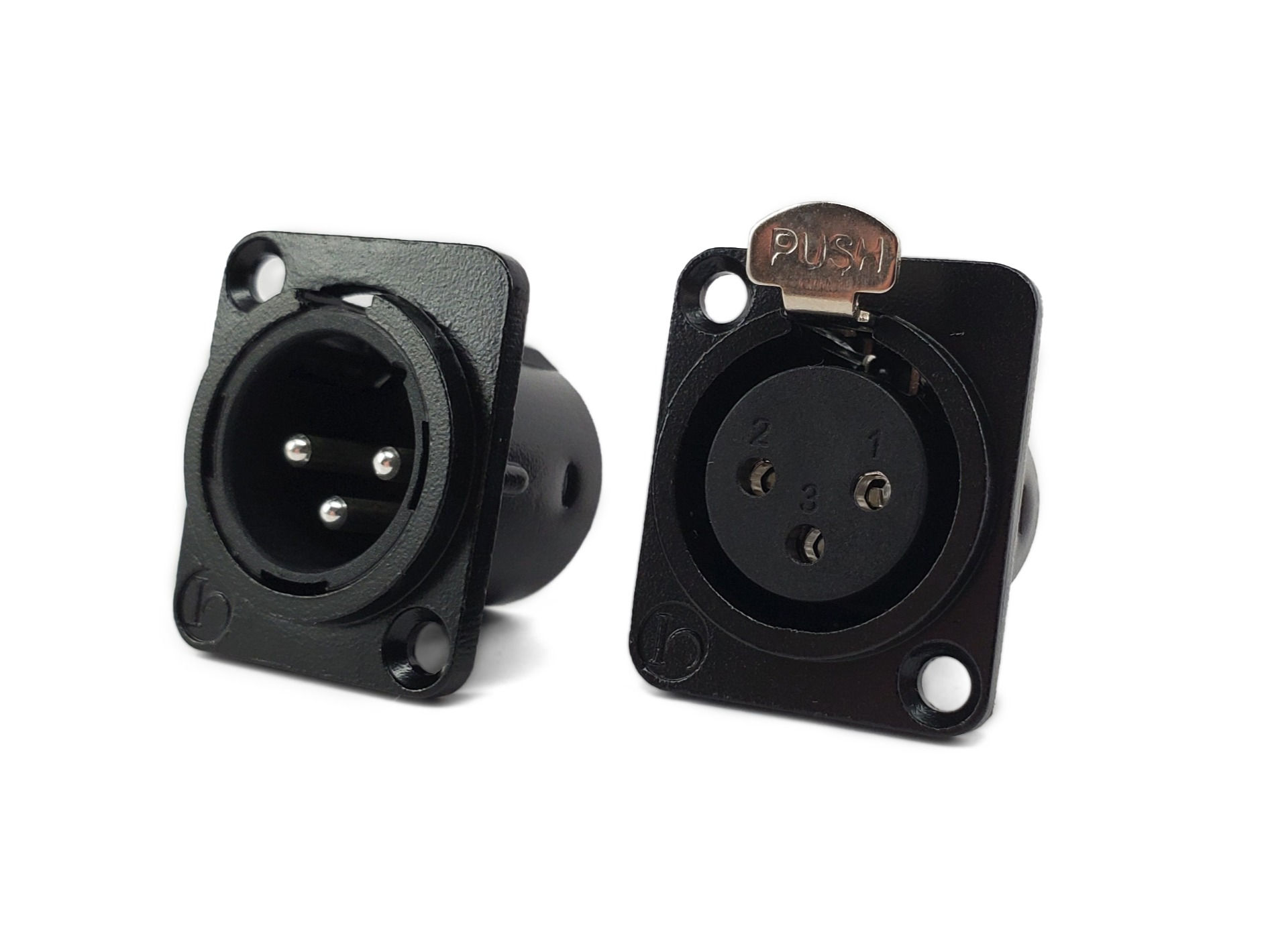 3 Pin JL Series XLR Chassis Connector