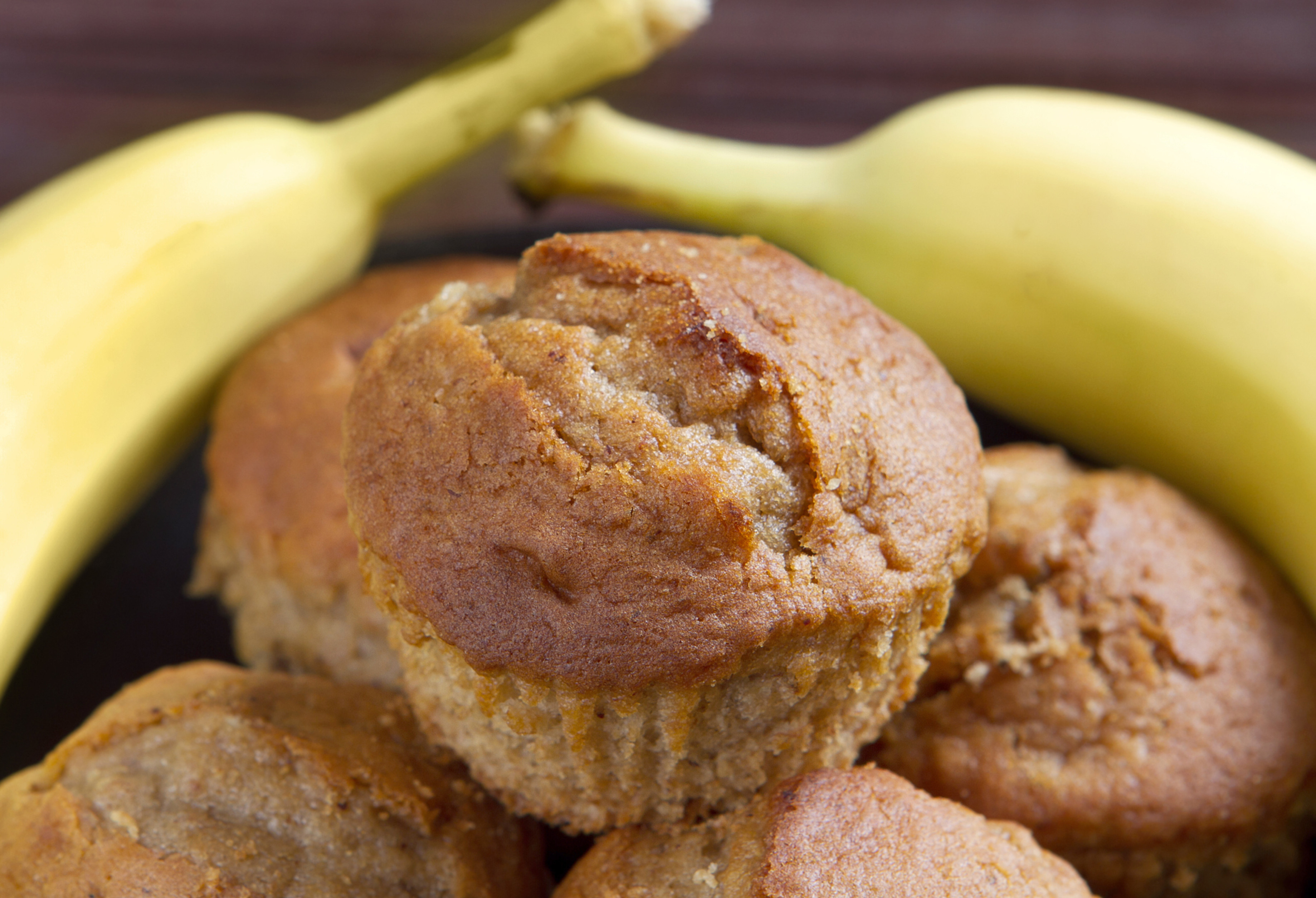 Muffin de Banana com Doce de leite