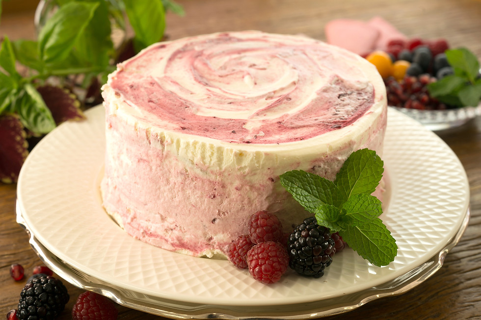 Miniatura: Bolo de Frutas Vermelhas