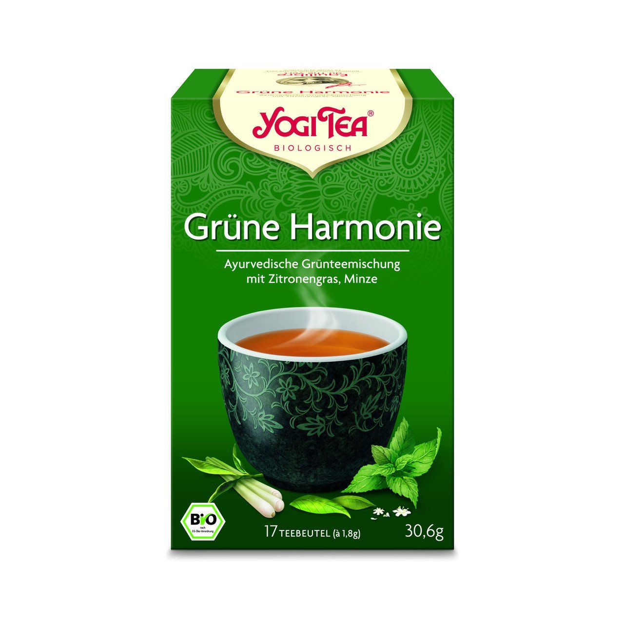 3x YOGI TEA Gr ne Harmonie Gew rztee 30.6g