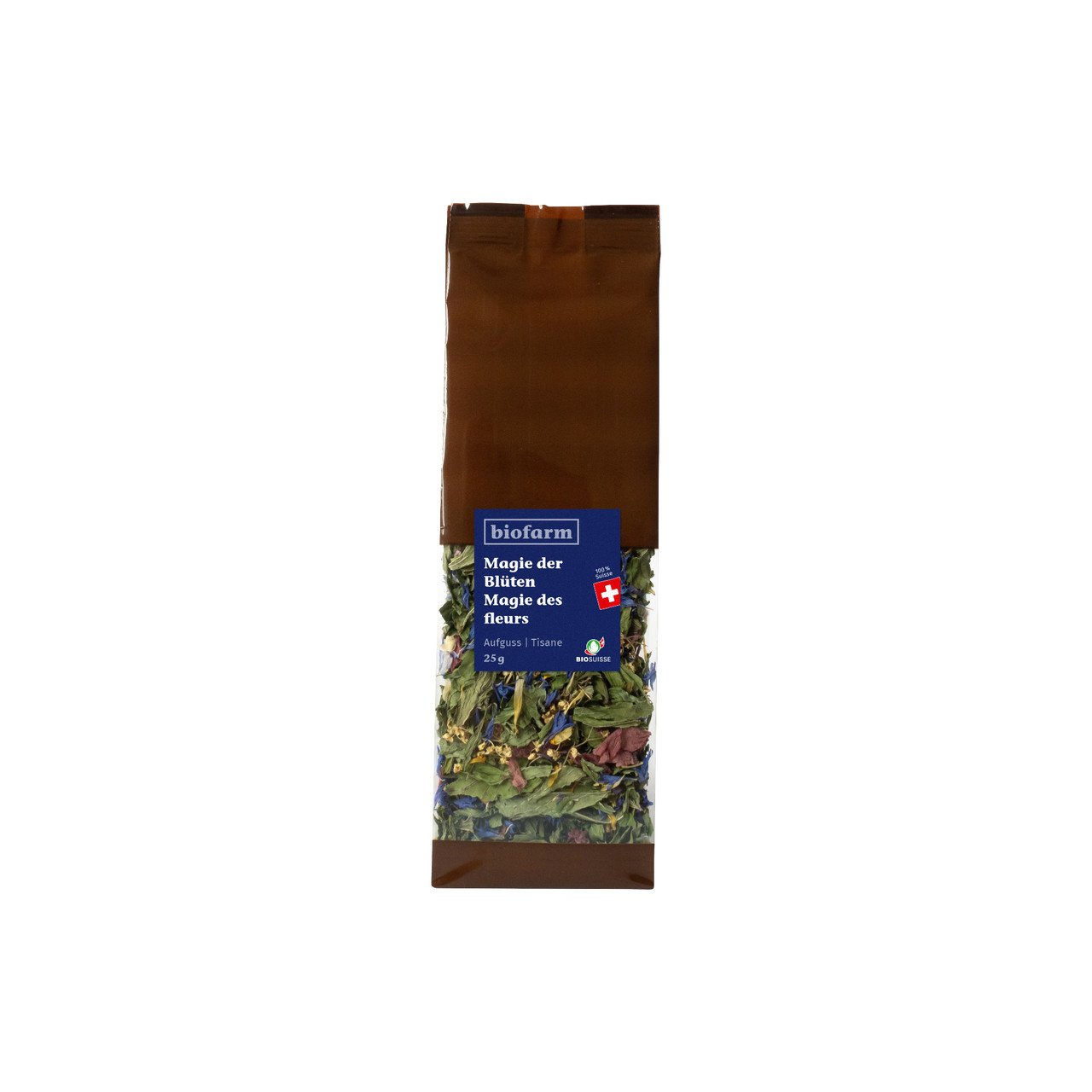 4x BIOFARM Magie der Bl ten Kr utertee 25g