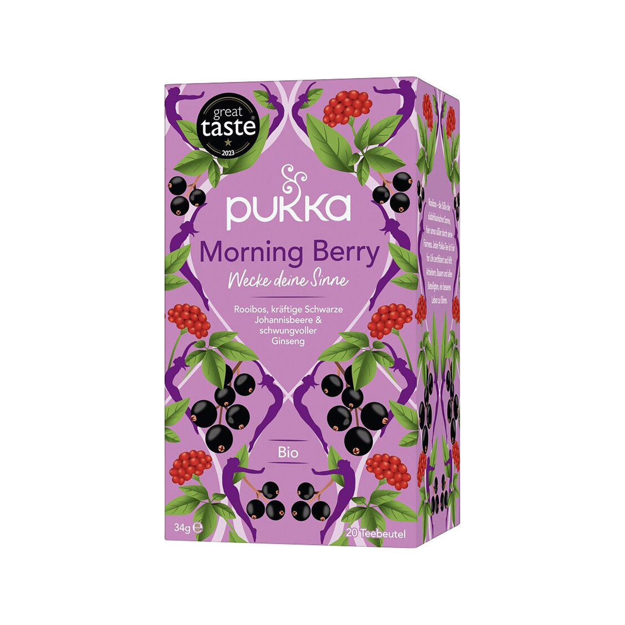 4x PUKKA Morning Berry Kr utertee 34g