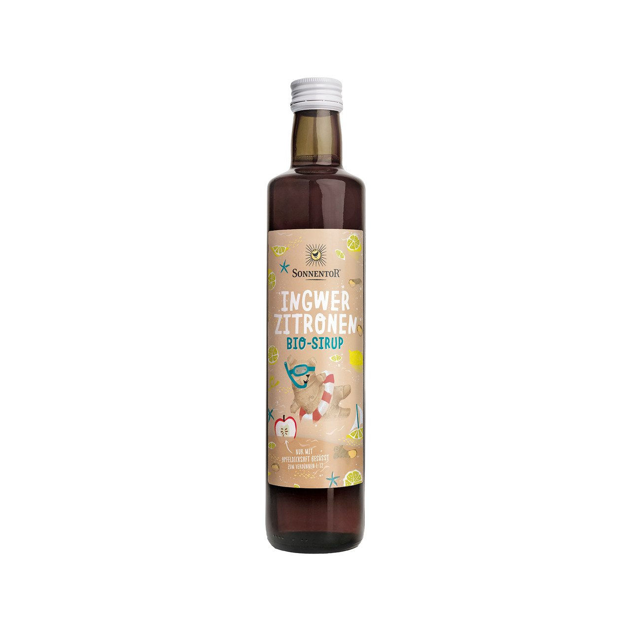 6x Sonnentor Sirup Ingwer-Zitronen 500ml