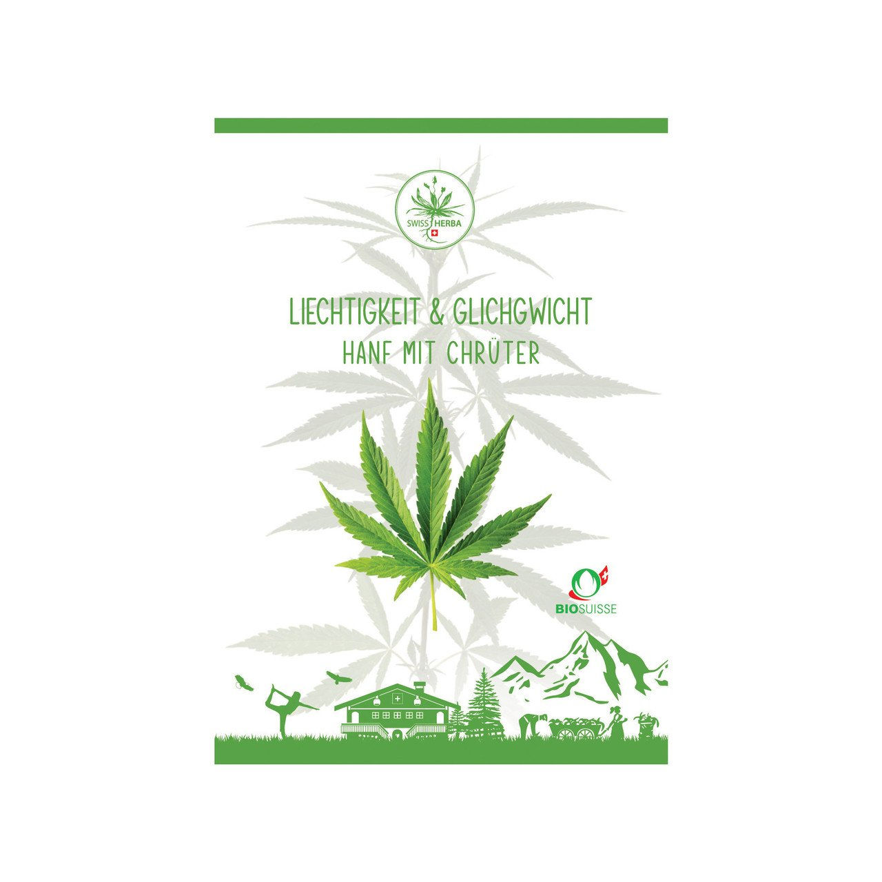 4x SWISSHERBA Liechtigkeit & Glichgwicht K utertee 30g