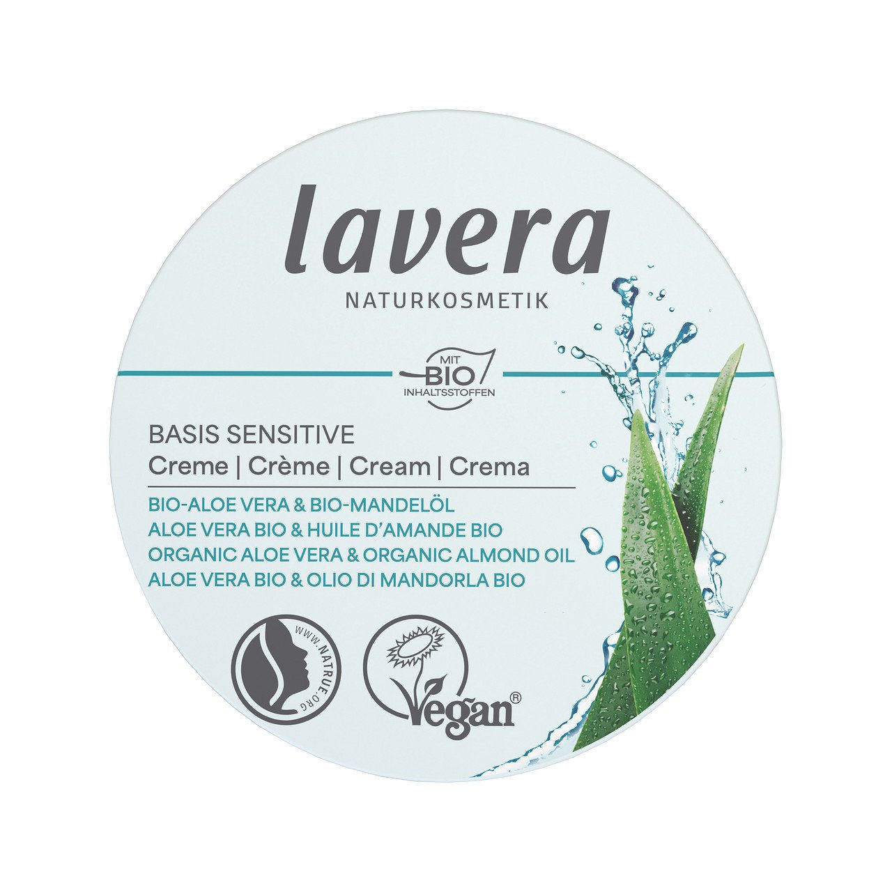 1x LAVERA Basis Sensitiv Creme All-Round Aloe-Vera & Mandel l 25ml