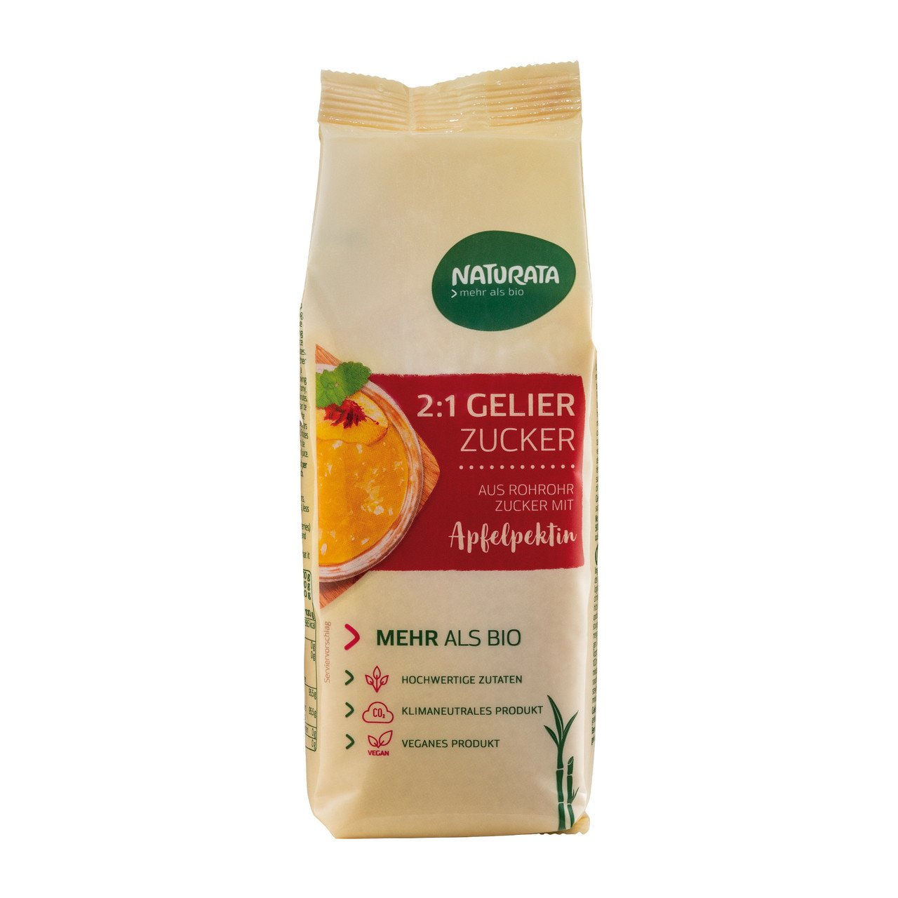 8x NATURATA Gelierzucker 2:1 500g