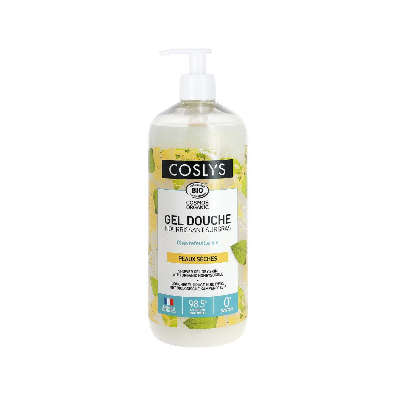 1x COSLYS Duschgel Geissblatt trockene Haut 1000ml