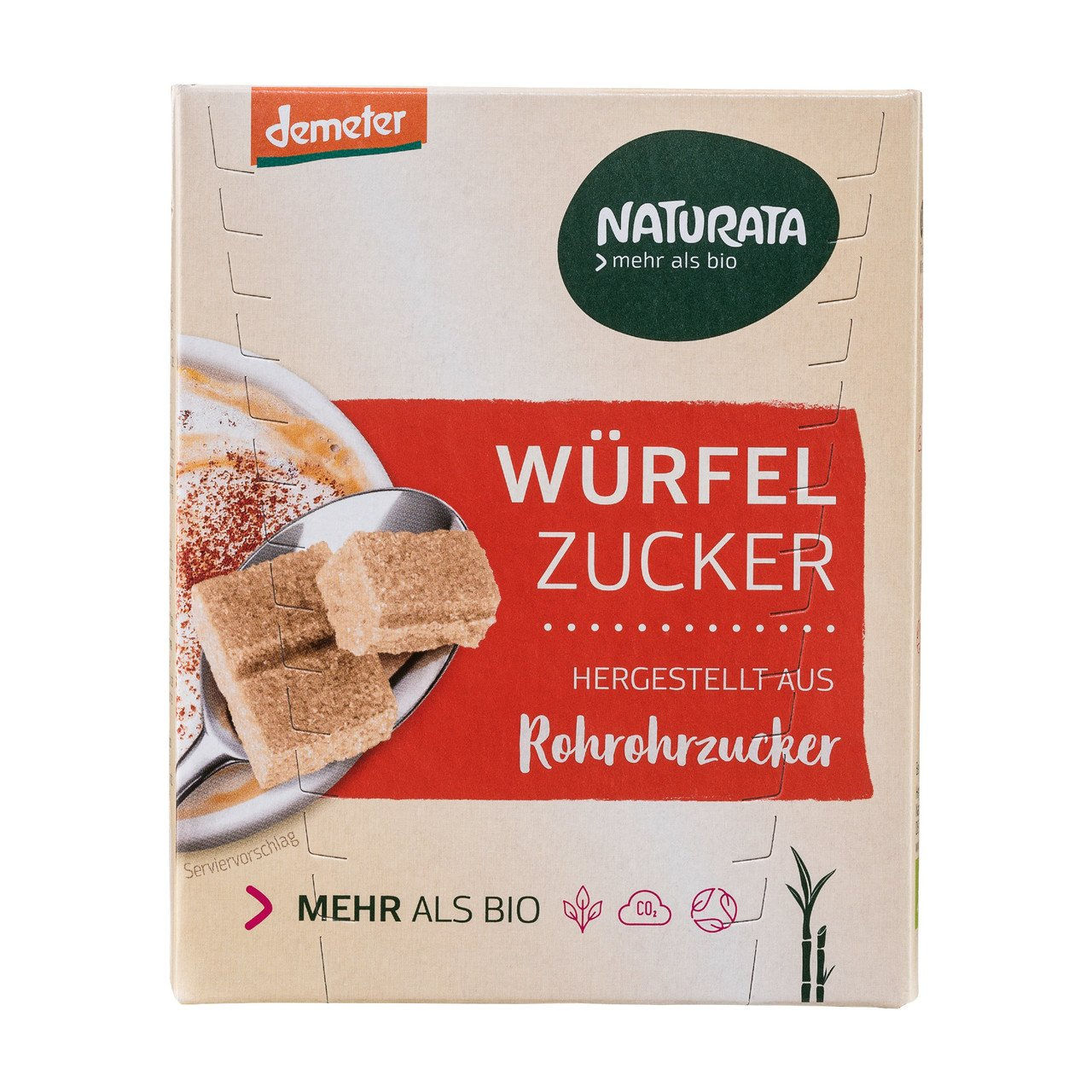 10x Würfelzucker aus Roh-Rohrzucker 500g