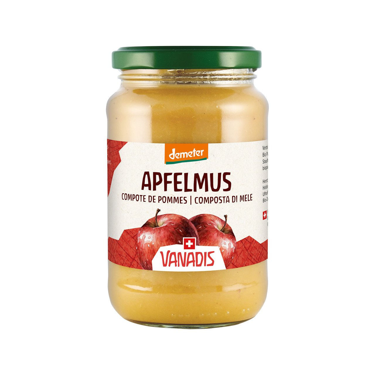 6x VANADIS Apfelmus 360g