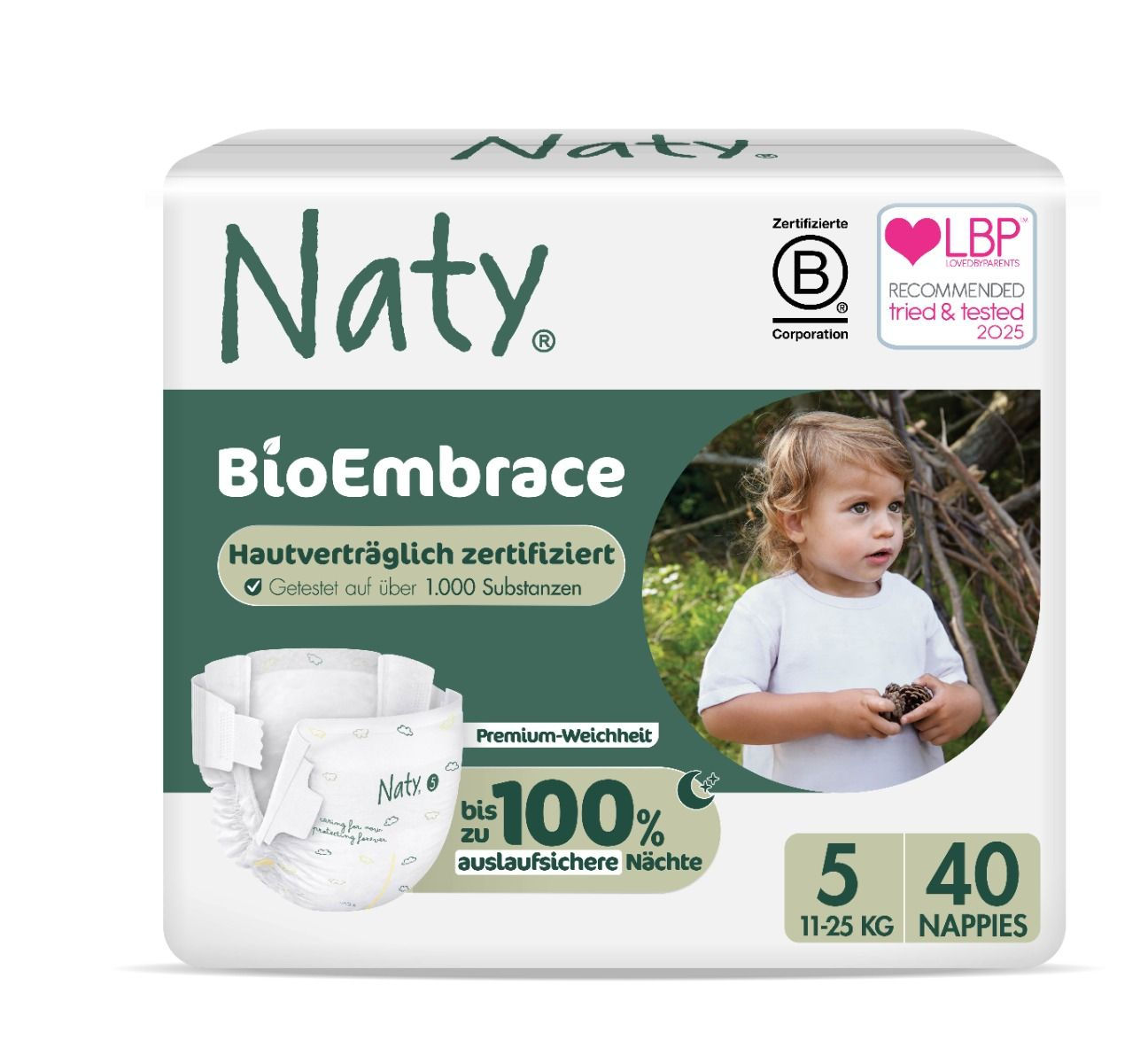 2x NATY Junior 11 - 25 kg, Nr. 5 | 40 Stück