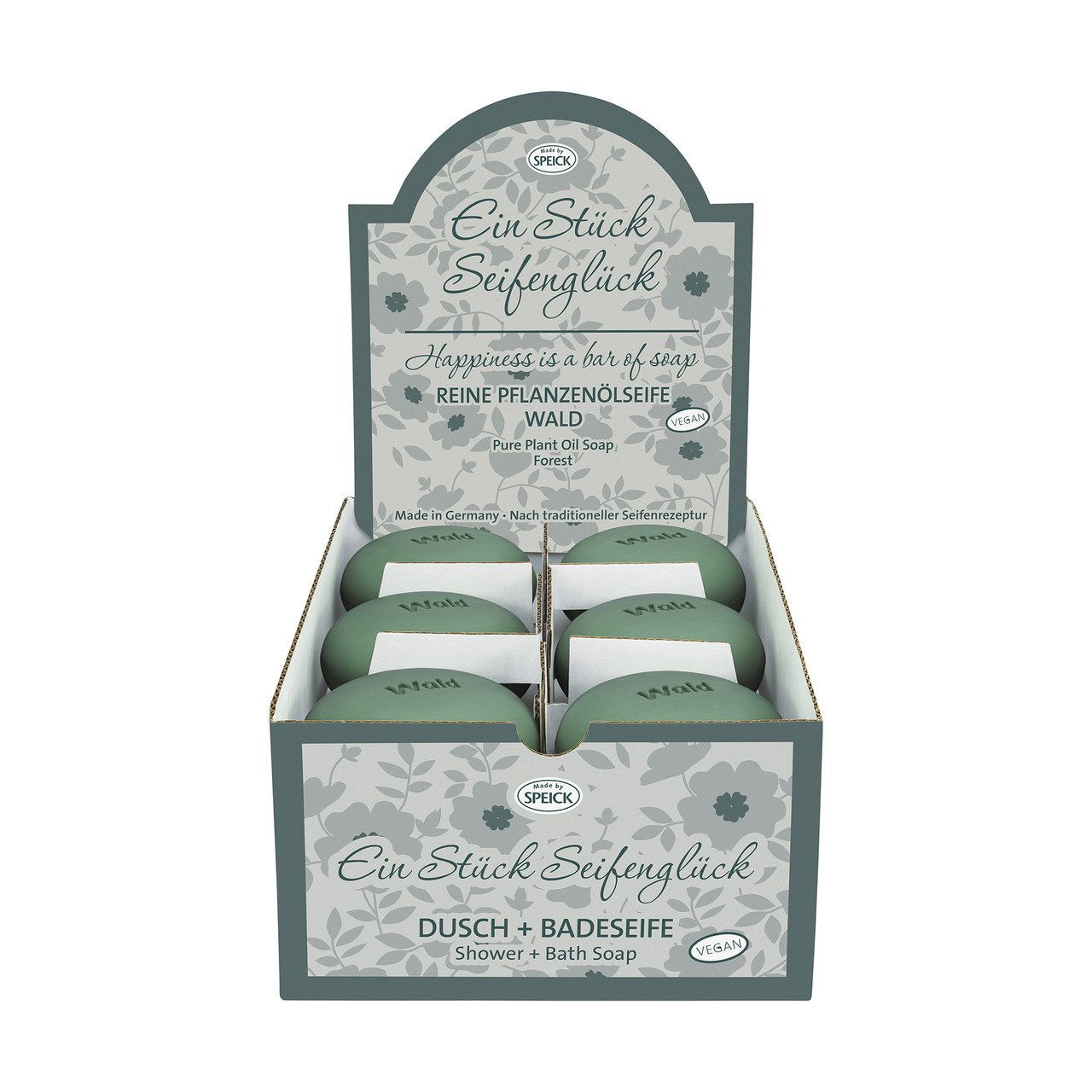 12x SPEICK Dusch- und Badeseife Wald 225g