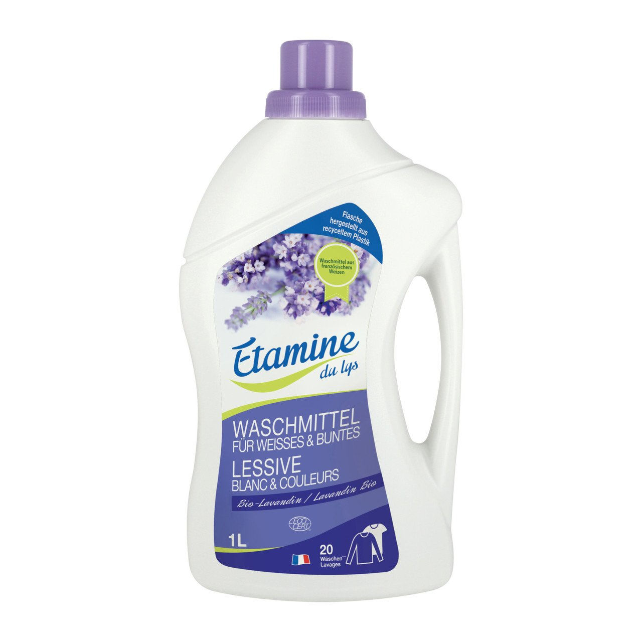 4x ETAMINE DU LYS Waschmittel für Weisses & Buntes Lavendel 1000ml