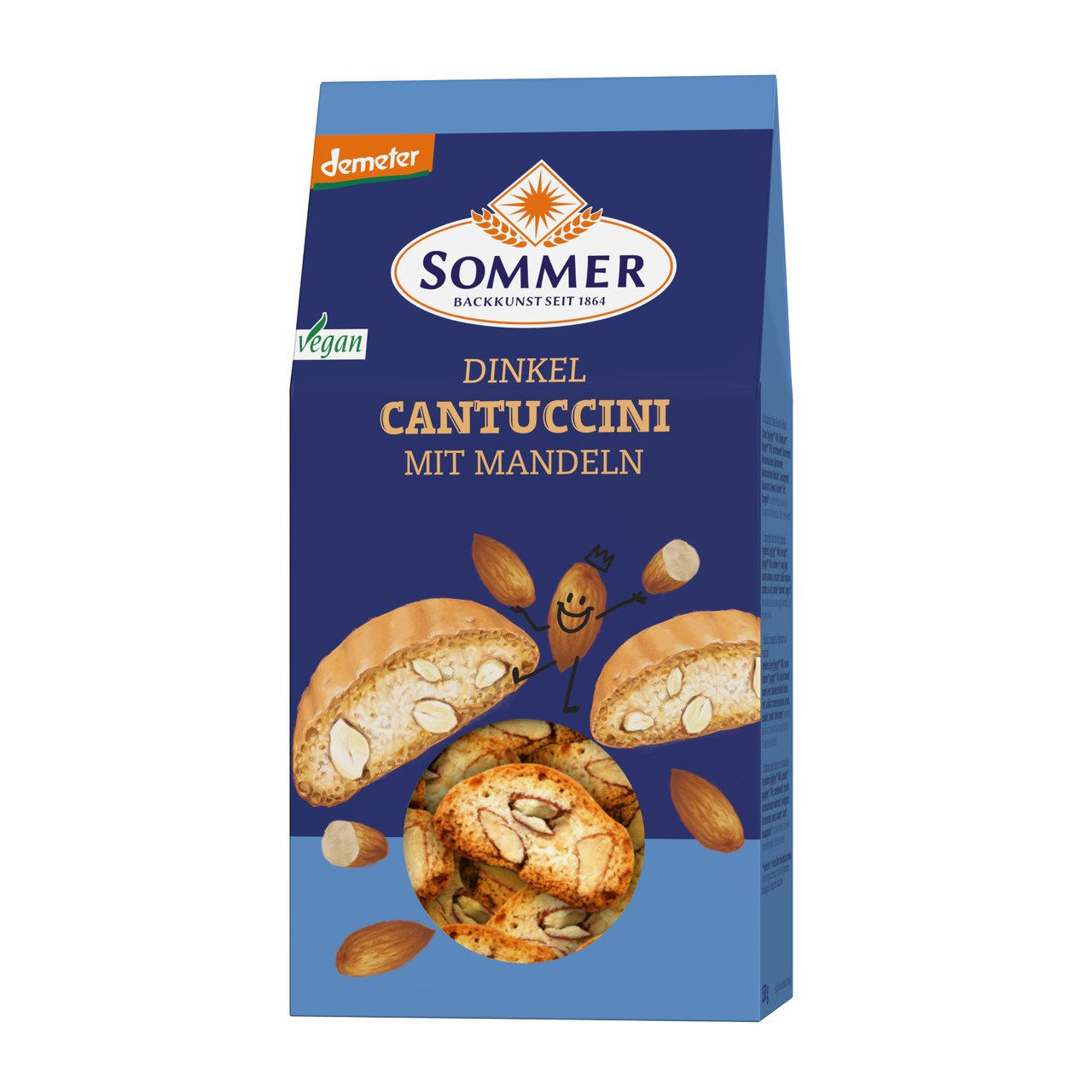 6x SOMMER Dinkel Cantuccini 150g