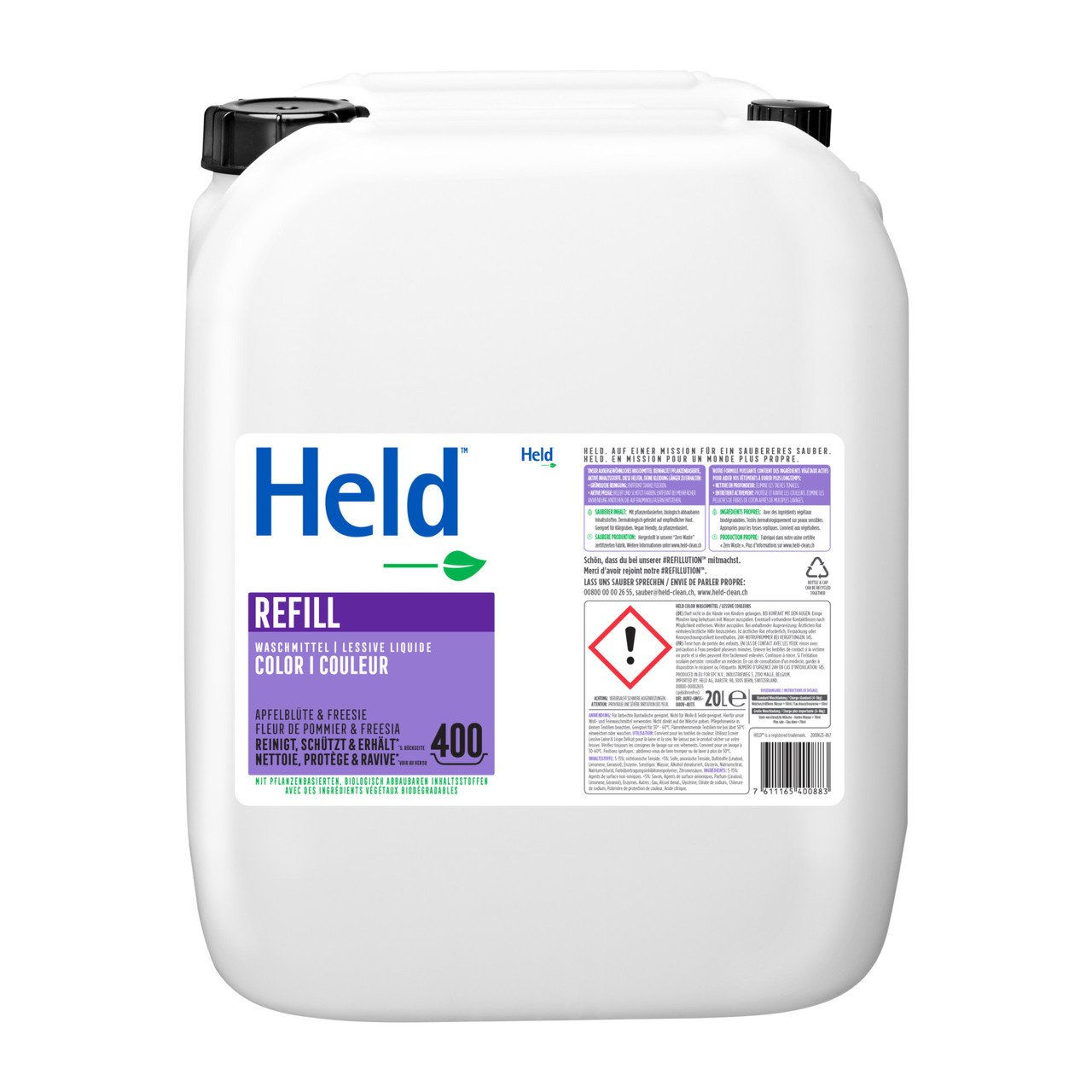 1x HELD Colorwaschmittel-Konzentrat 20000ml