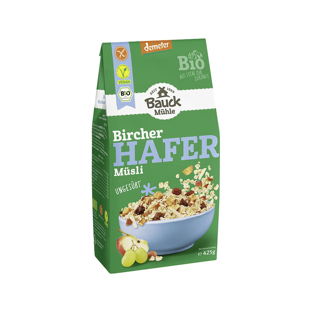 4x Hafer M sli Bircher glutenfrei  425g