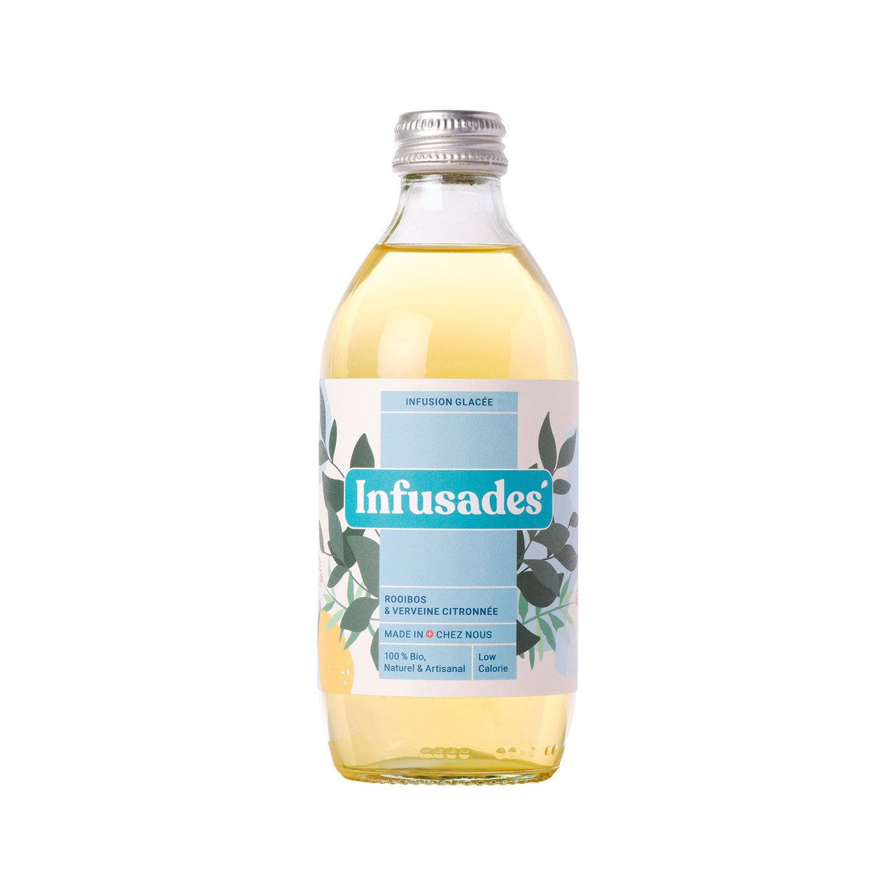 3x Infusades Rooibostee & Zitronenverbene, Eistee 330ml