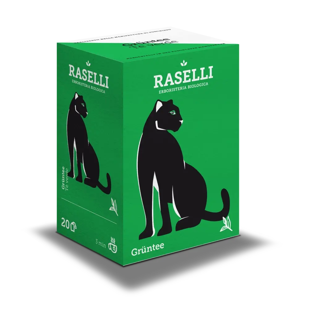 4x RASELLI Bio Grüntee 24g