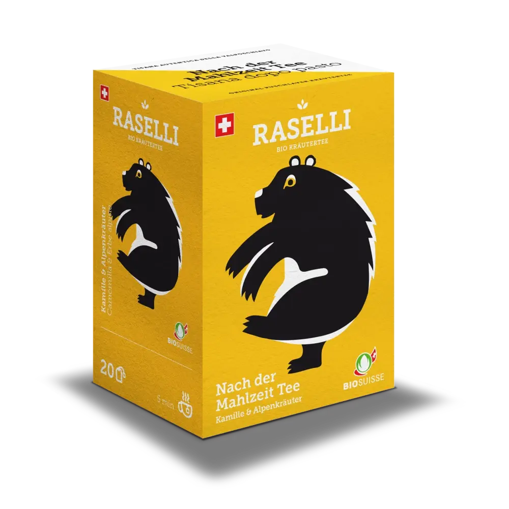 4x RASELLI Bio Nach der Mahlzeit Tee 24g