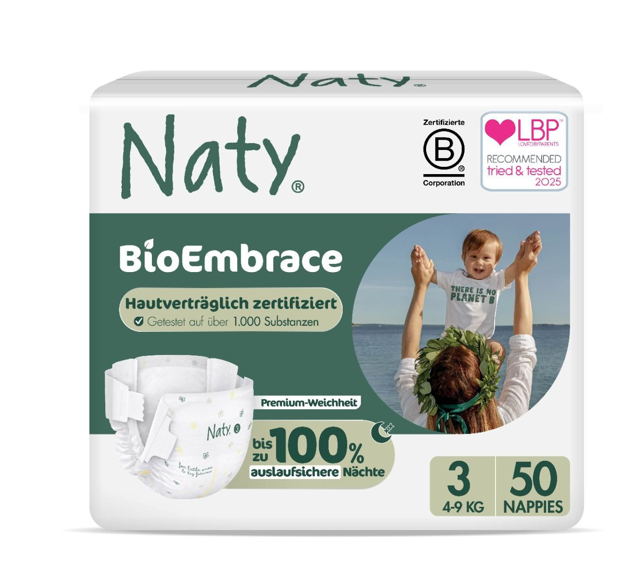 2x NATY Midi 4 - 9 kg, Nr. 3 | 50 Stück