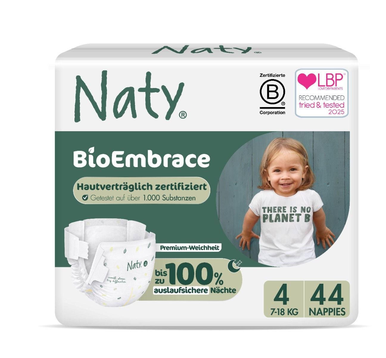 2x NATY Maxi 7 - 18 kg, Nr. 4 | 44 Stück