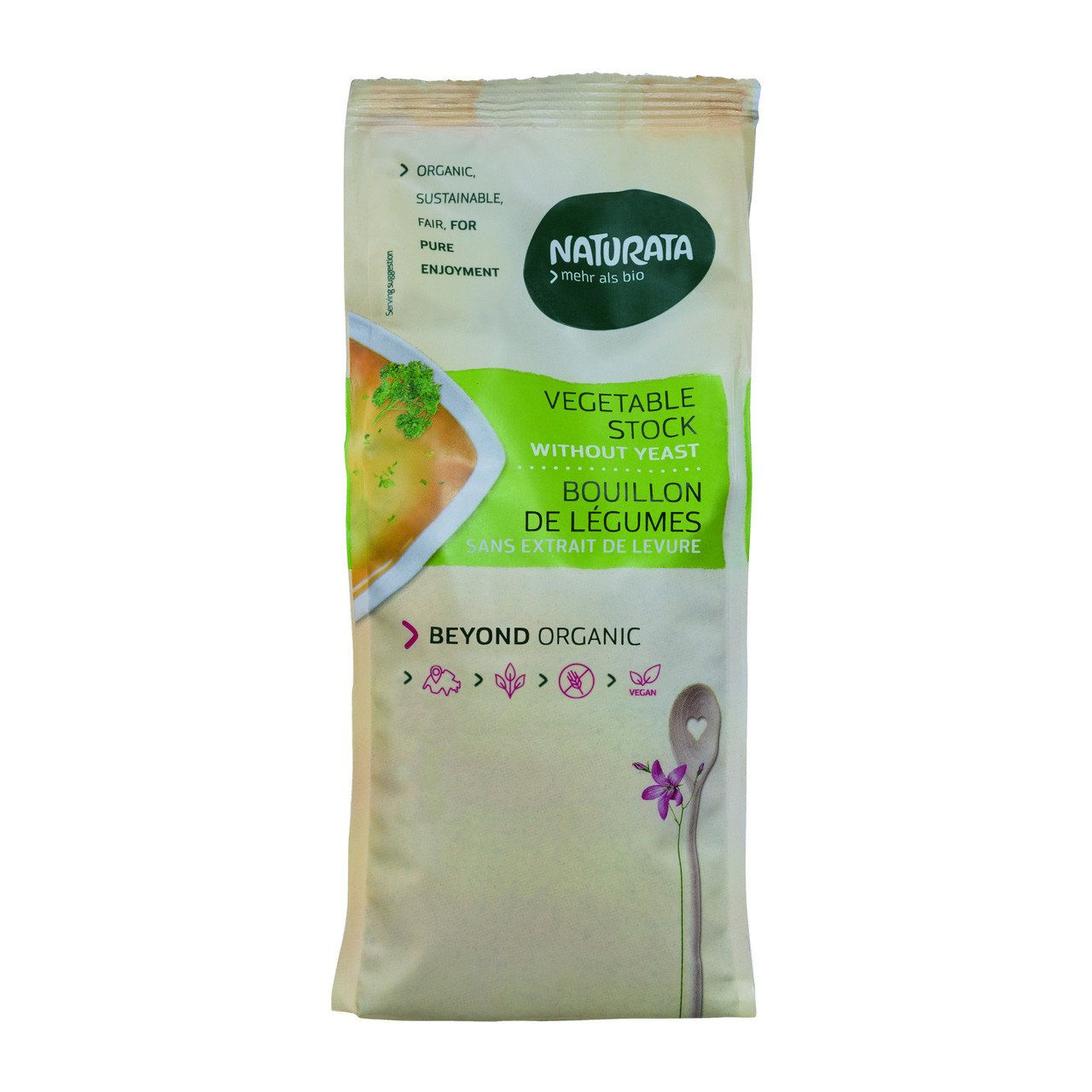 6x NATURATA Gemüsebrühe hefefrei 500g