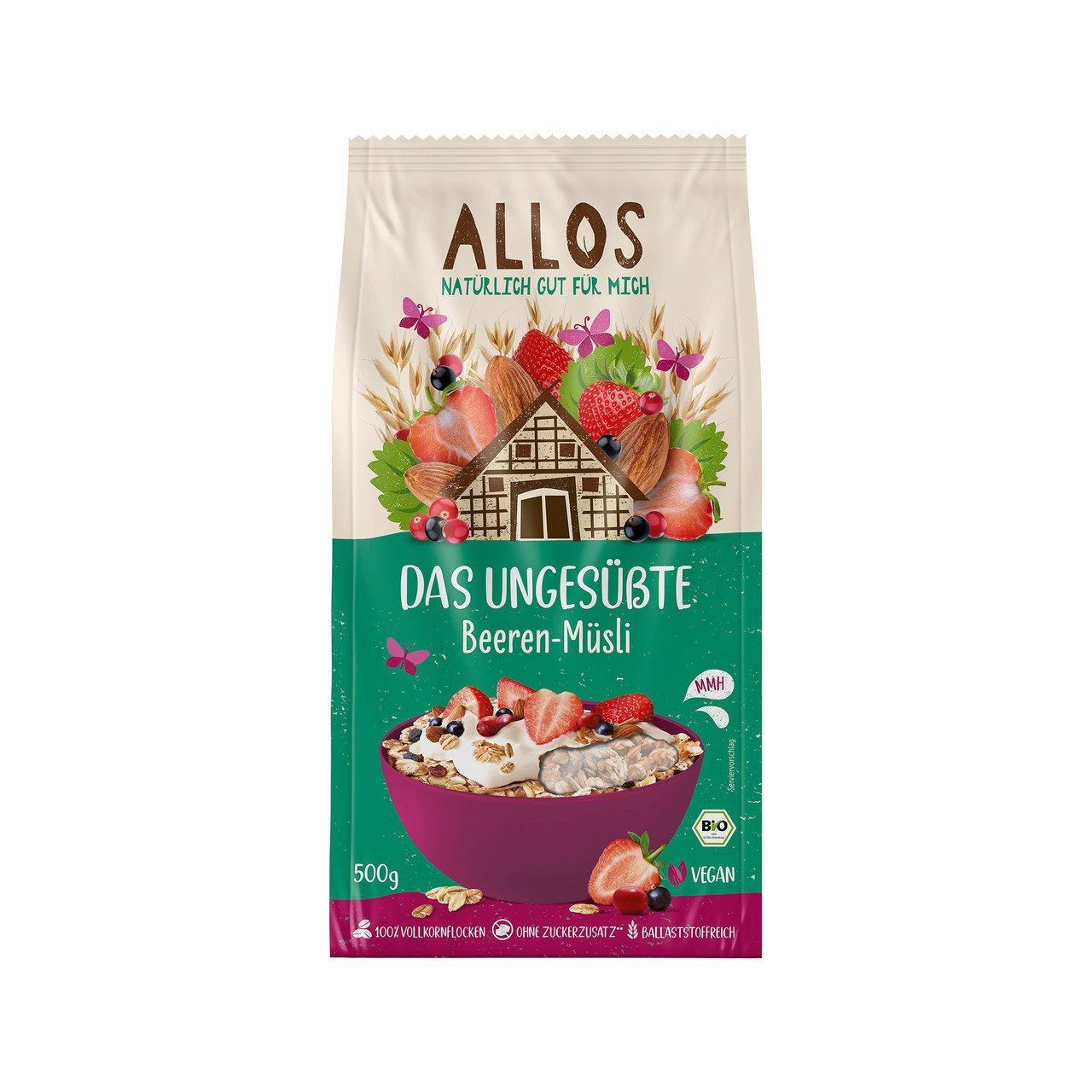 5x Das unges sste Beeren-M sli 500g